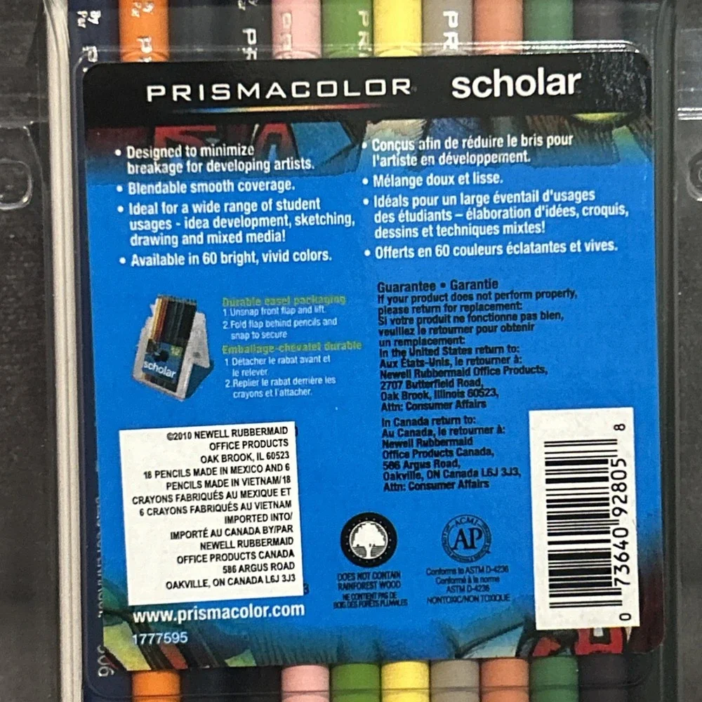 Prismacolor Scholar‎ Colored Pencils Aspiring Artist Vivid Colors Art Teachers